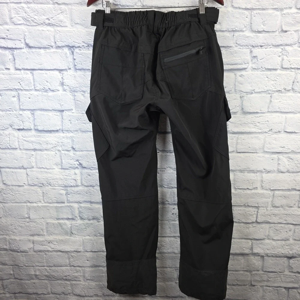 Gerry Men‎ Black Snow Ski Cargo Pants 4-Way Stretch Fleece Lined Sz Small 32X31